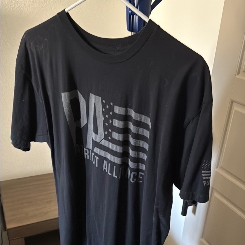 Patriot Alliance Black Short Sleeve Graphic Tee